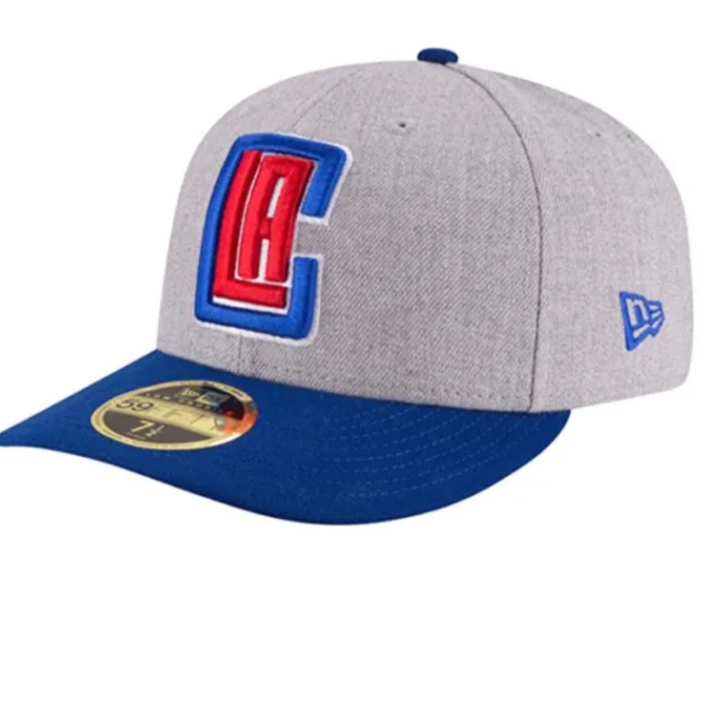 NEW ERA NBA 59FIFTY MENS WOOL BLEND FITTED HAT Los Angeles LA CLIPPERS M/L NEW